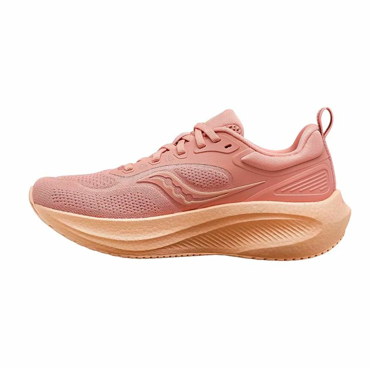 "Saucony Surge 3 – ventilerande mesh och EVA-dämpning"