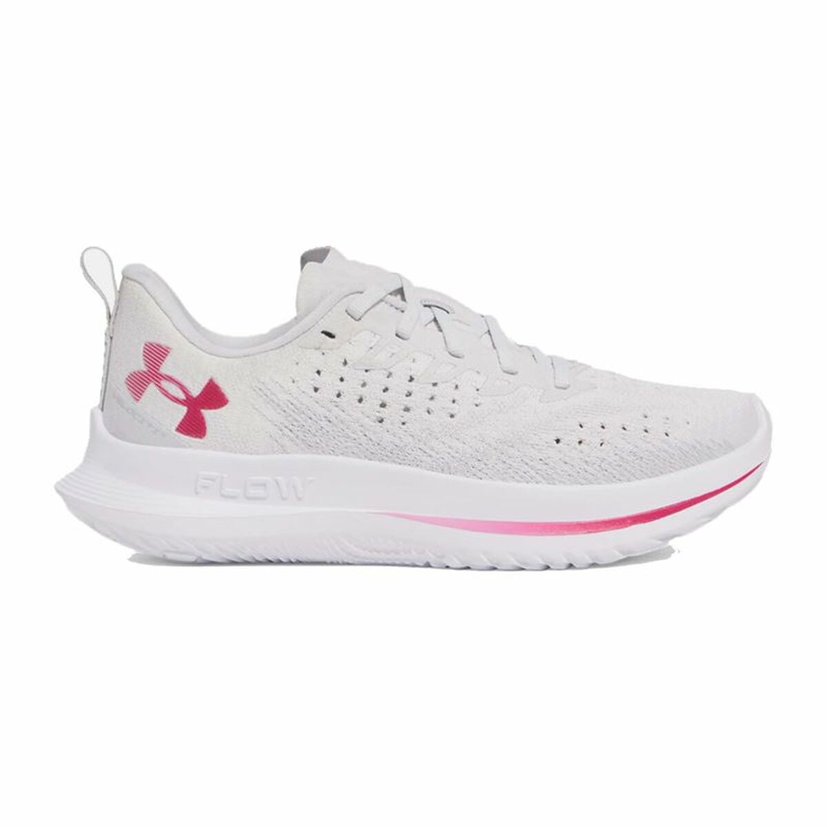 "Under Armour Velociti 4 Vit löparsko dam 8 mm drop 260 g"