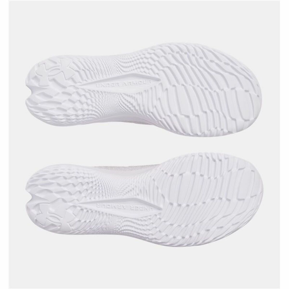 "Under Armour Velociti 4 Vit multi-surface yttersula för grepp"