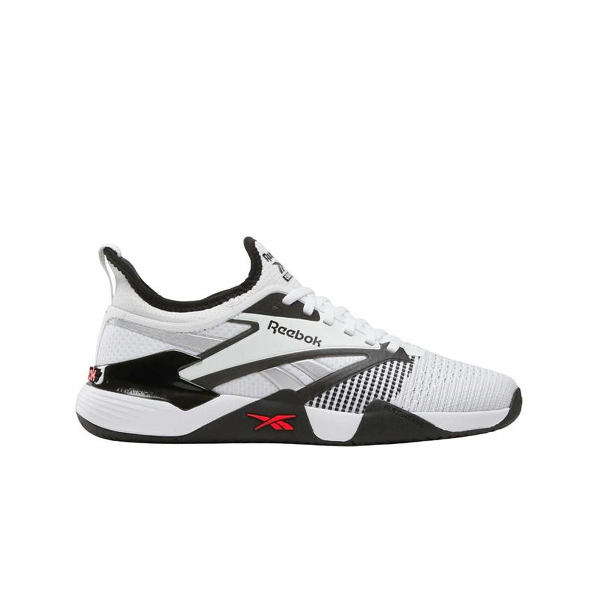 "Reebok Nano Court unisex träningssko svart/vit med Flexweave-ovandel"