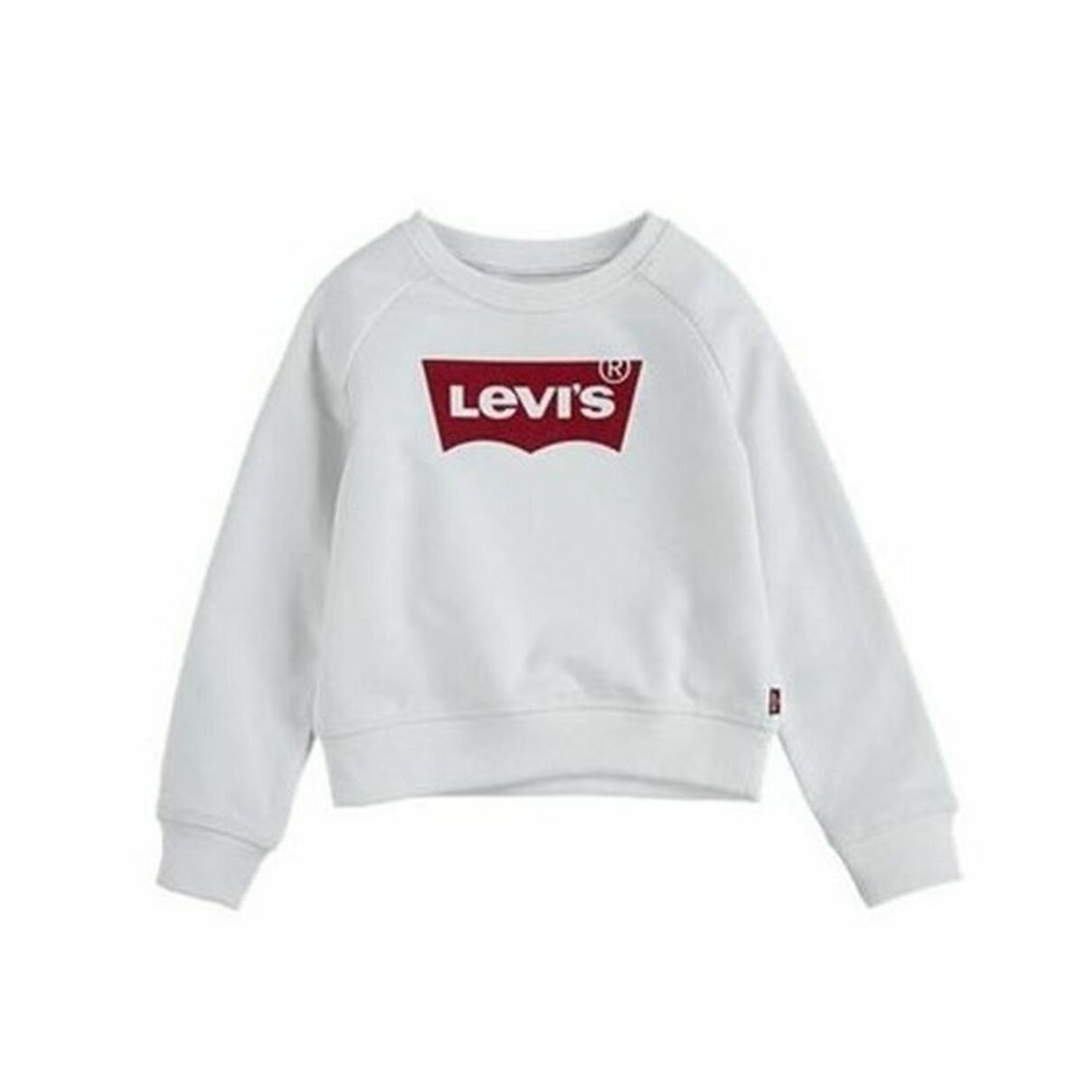 "Levi's KEY ITEM LOGO vit tröja barn helbild"