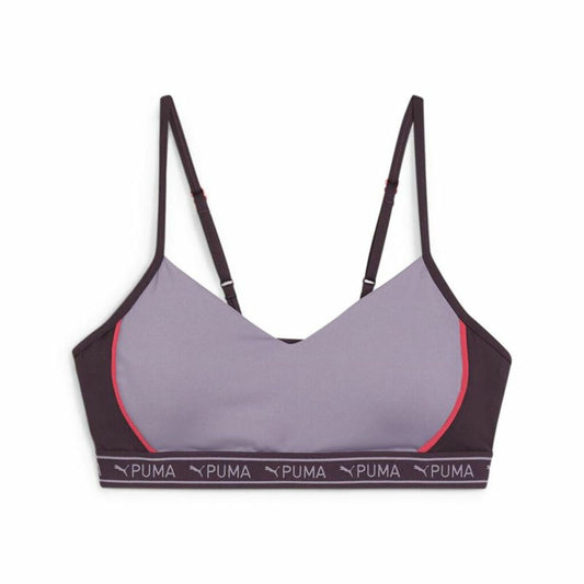 "Puma Move Strong Bra sport-bh dam purpur – framtill med formade kupor och logga."