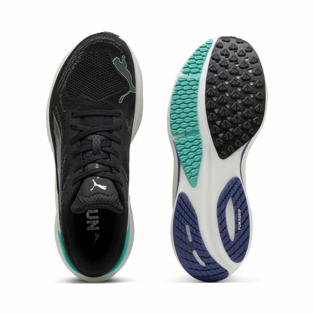 "Puma Magnify Nitro 2 Svart slitstark yttersula med grepp och stabilitet"