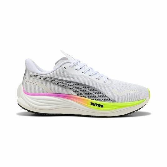 "Puma Velocity Nitro 3 Vit herr löparsko med NITRO FOAM-dämpning"