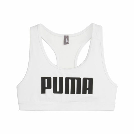 "Puma 4 Keeps sport-bh dam – medelhögt stöd i fukttransporterande dryCELL-material."