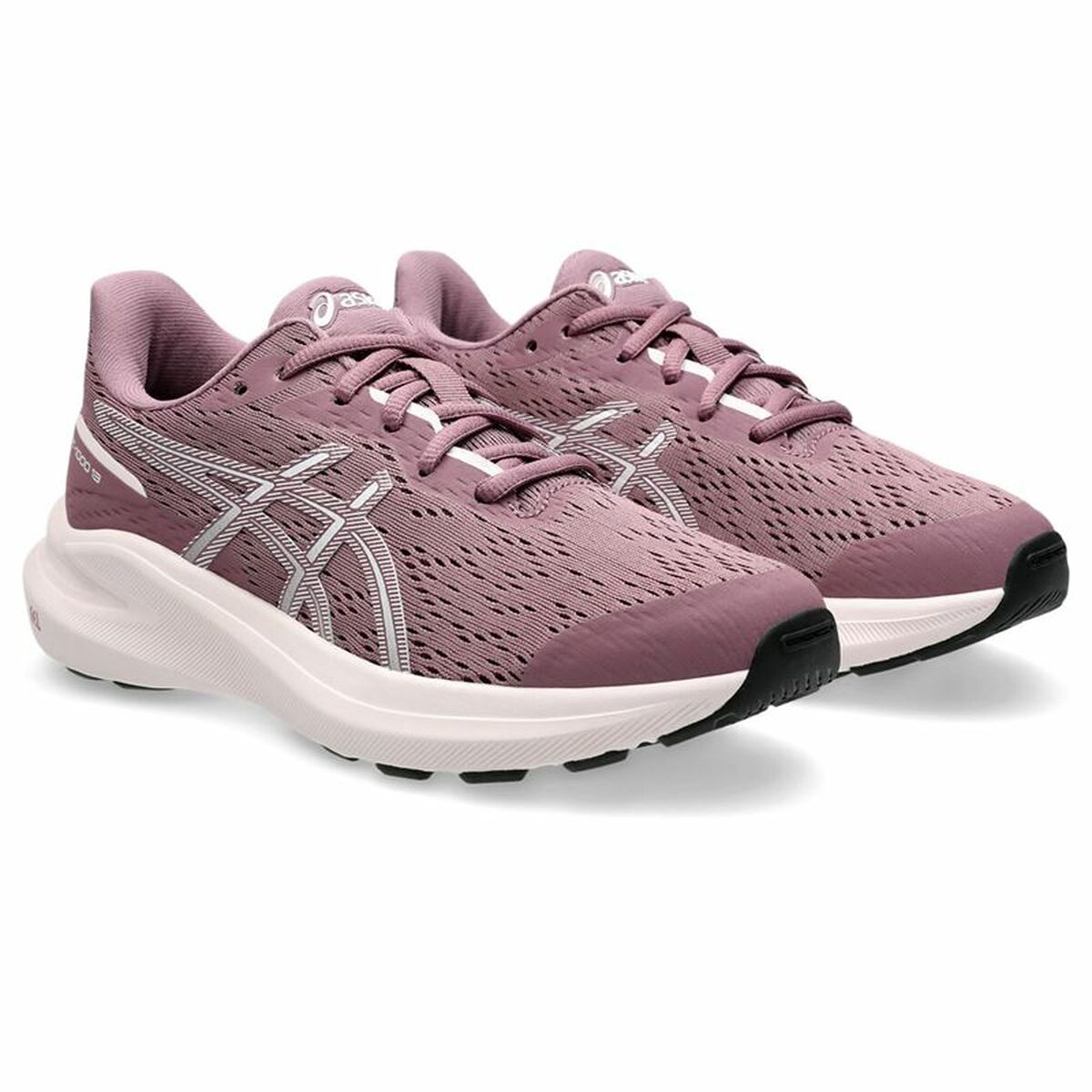 "Asics GT-1000 13 GS rosa barnsko med ergonomisk passform för aktiva barn."