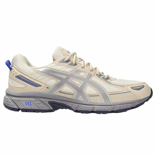 "Asics Gel-Venture 6 löparskor unisex kräm med 10 mm drop och 320 g vikt"