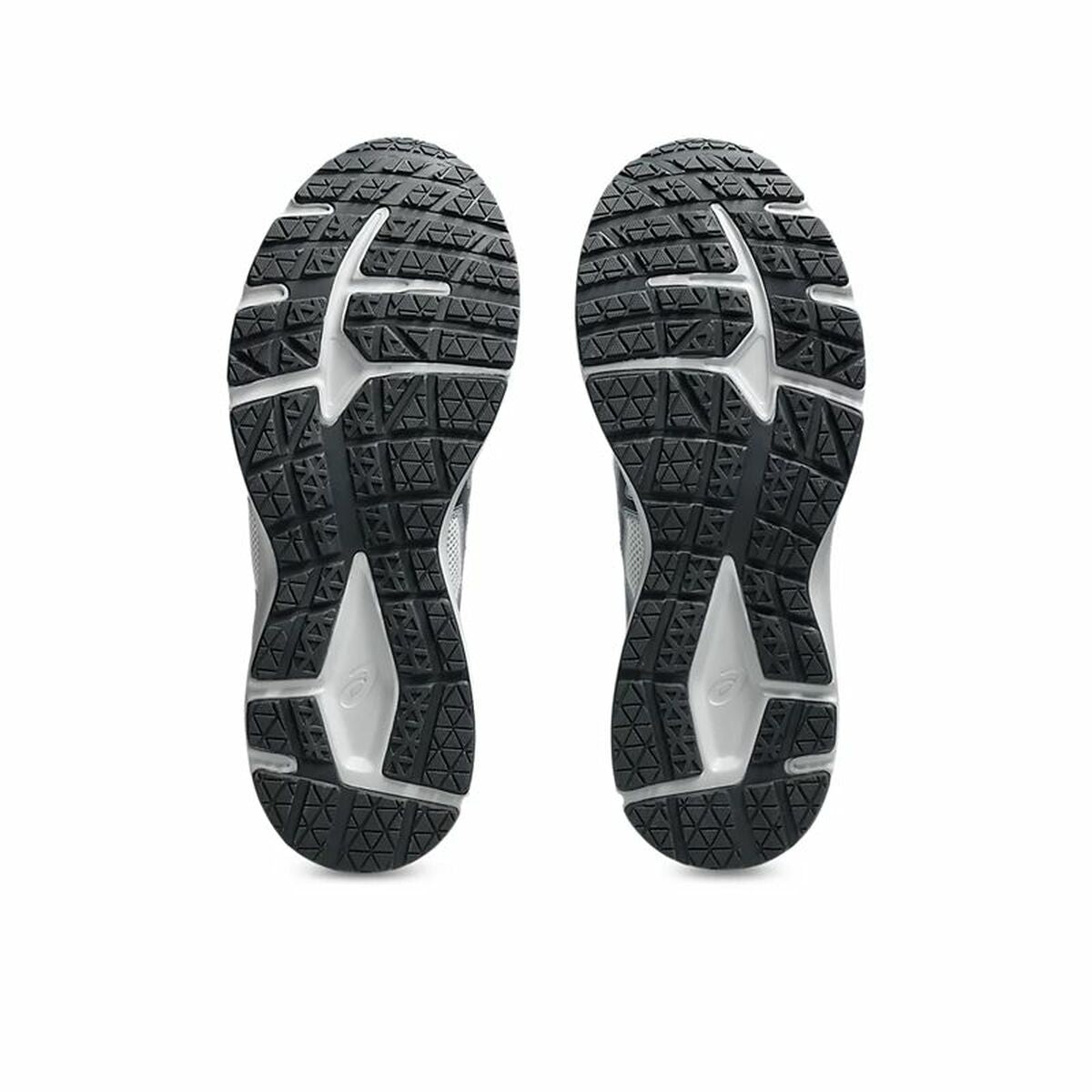 "Asics Jog 100S vit sko med EVA-mellansula och gummiyttersula"