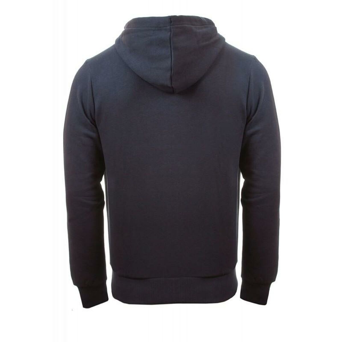 "Baksida av Umbro Logo 64875U N84 herrjacka – klassisk marinblå stil med bekväm passform."