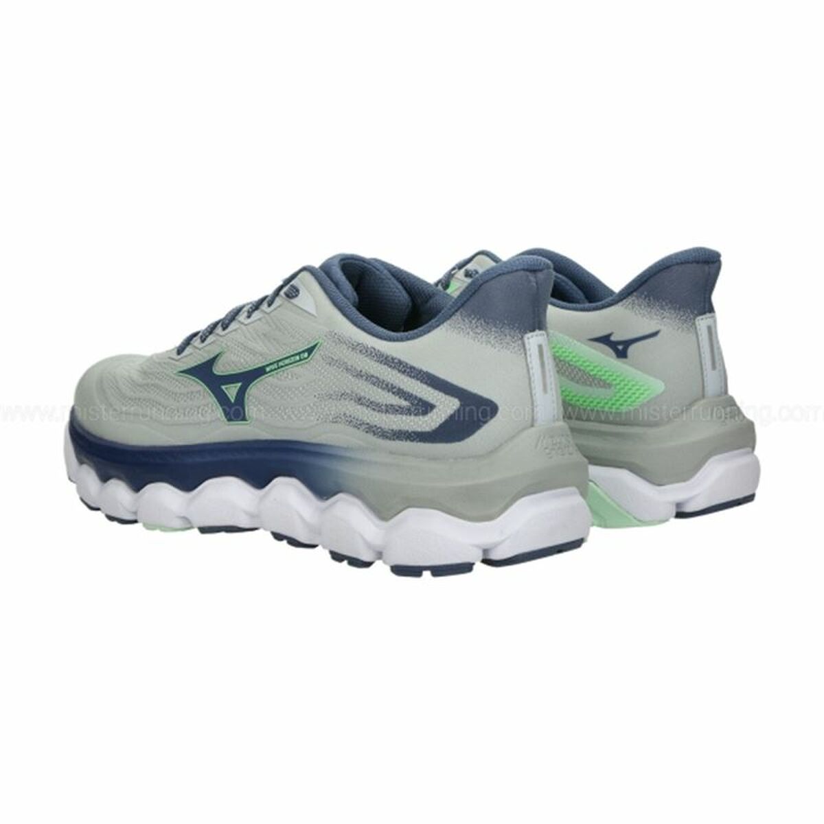 "Mizuno Wave Horizon 8 X10-gummi yttersula för grepp och hållbarhet"