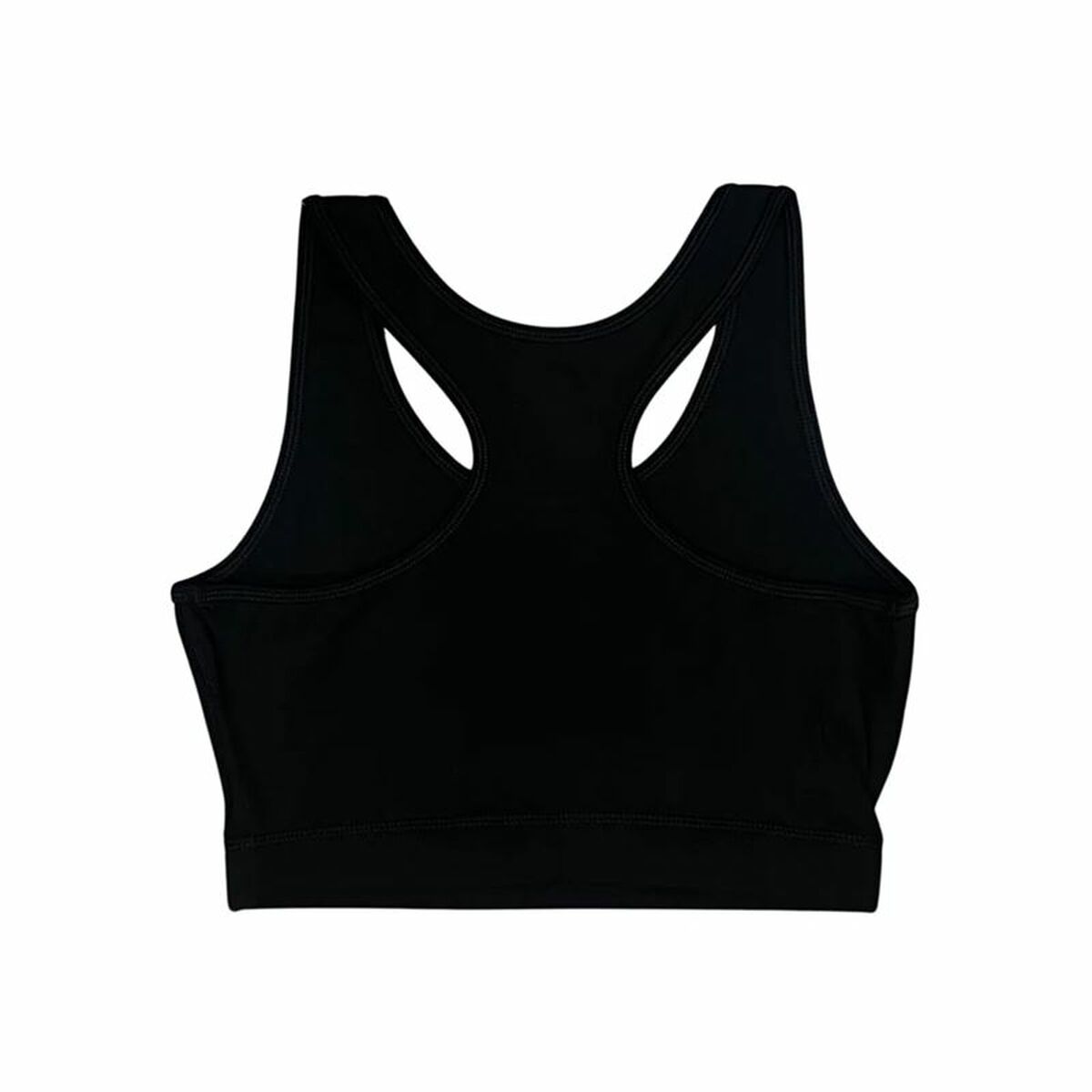 "Champion Fitness Bra sport-bh svart – baksida med ventilerande tyg och stretchdesign."