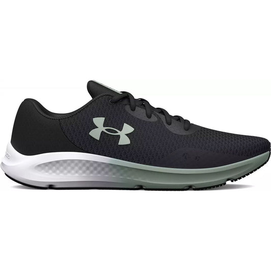 "Under Armour Charged Pursuit löparsko för dam i grå färg med Charged Cushioning®-dämpning och ventilerande mesh."