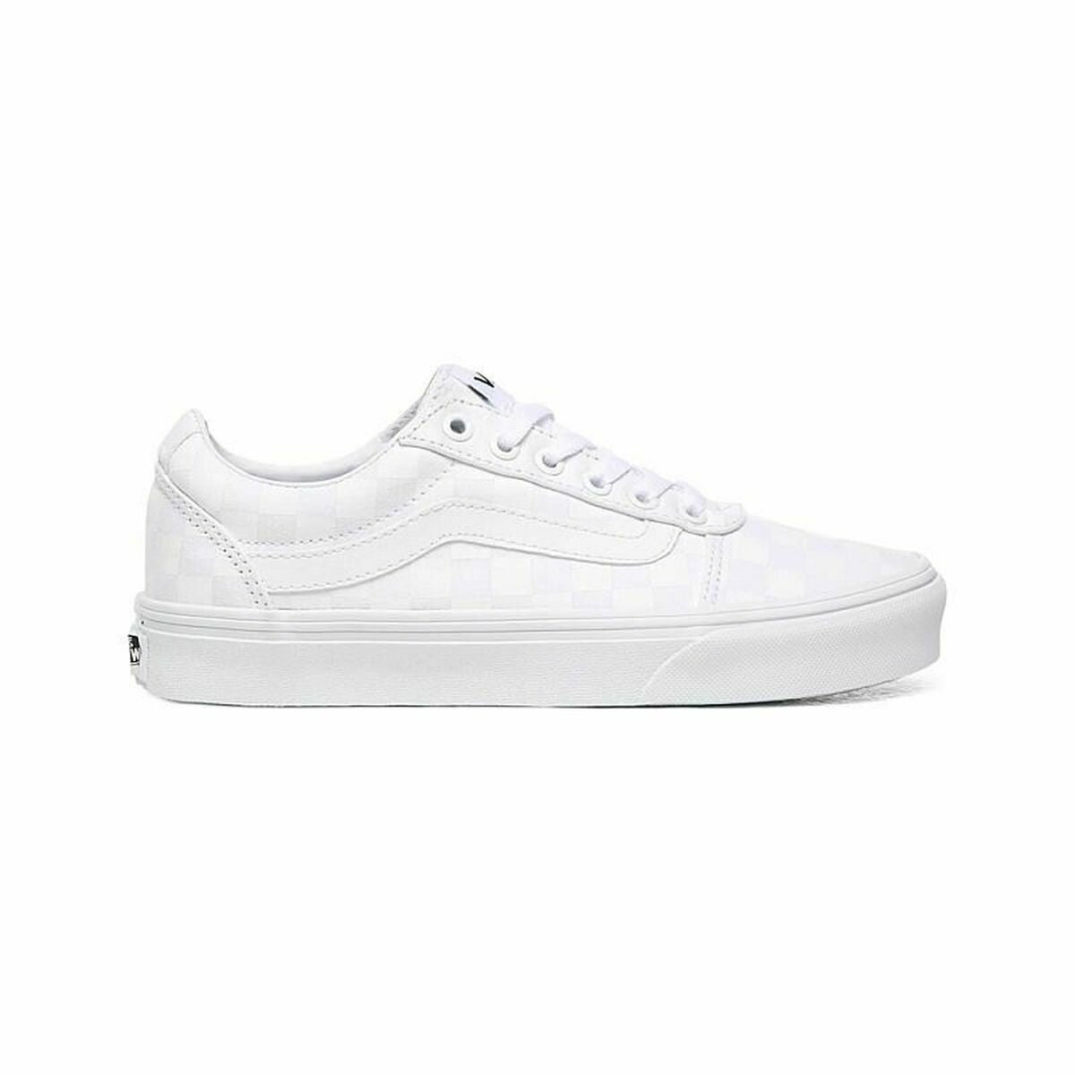 "Vans Ward Vit sneaker dam – vy från sidan"