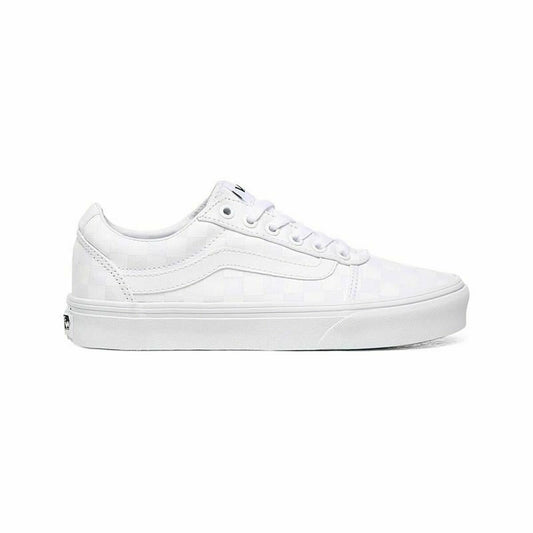 "Vans Ward Vit sneaker dam – vy från sidan"