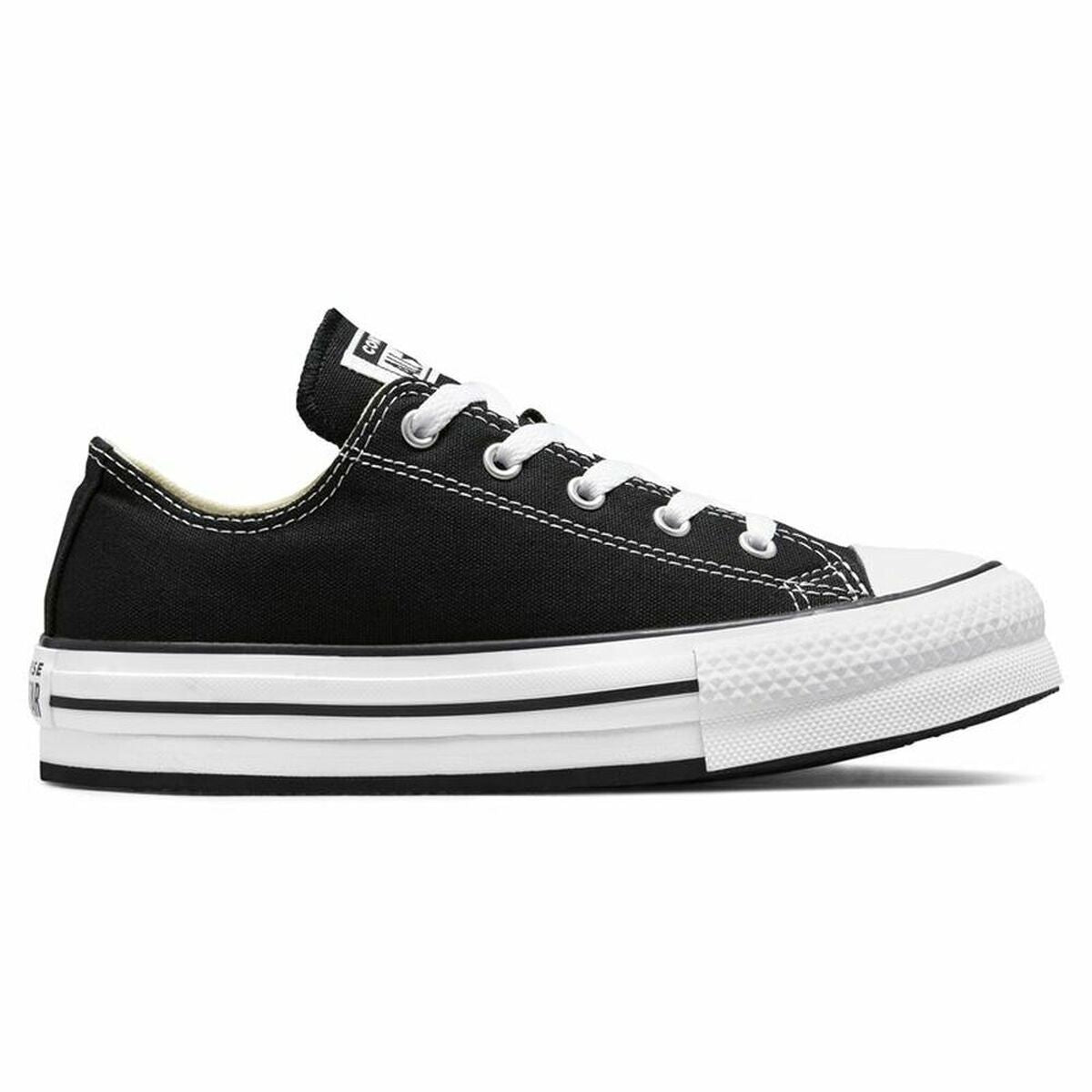 "Converse 565442F svarta sportskor för barn och kvinnor"