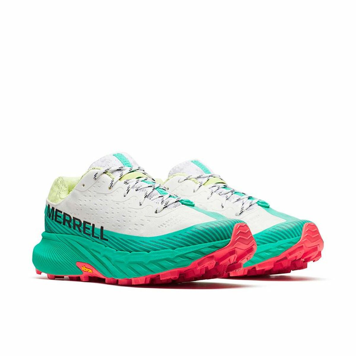 "Merrell Agility Peak 5 Aquamarine stabil och lätt trailsko"