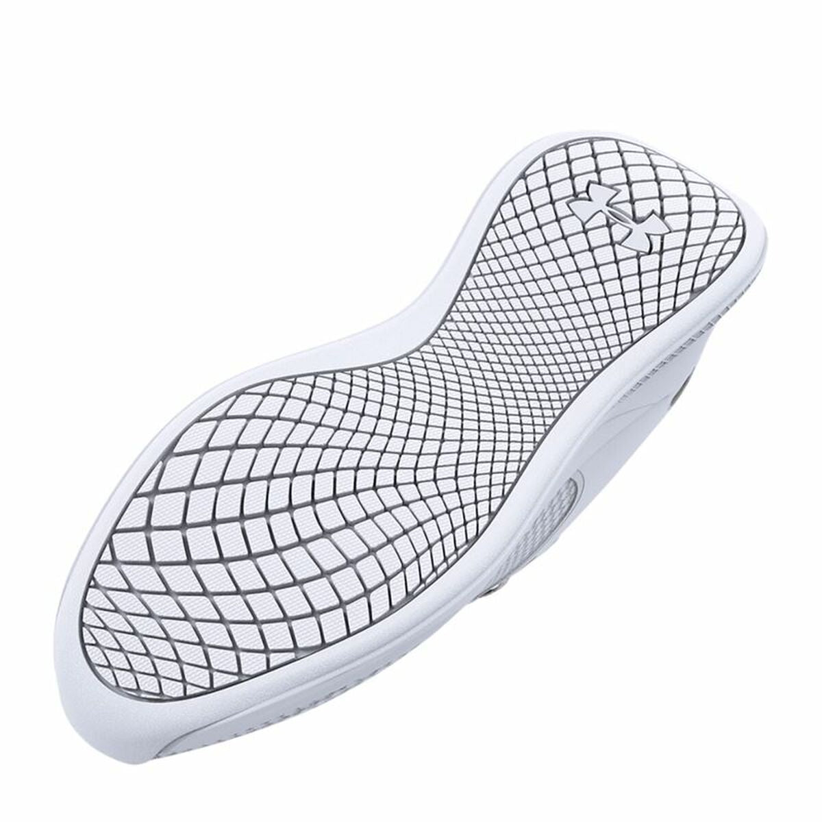 "Under Armour Charged Aurora Vit – ventilerande mesh och syntetförstärkningar"