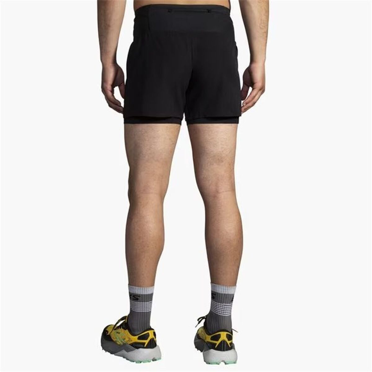 "Brooks High Point 5 2-in-1 sportshorts herr bakifrån"