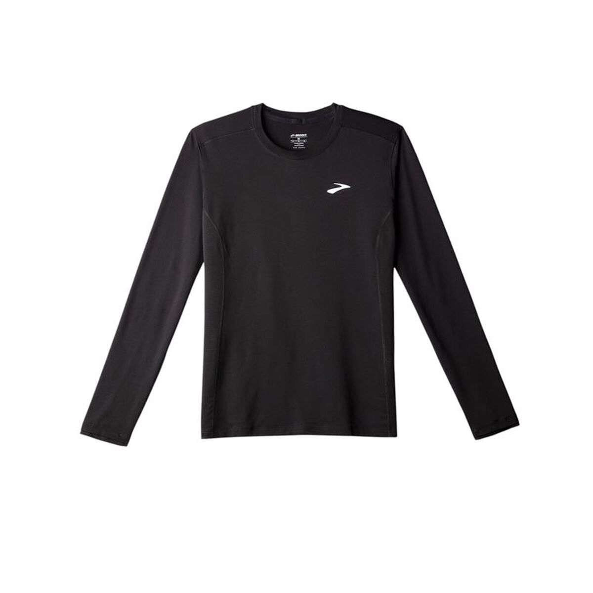 "Brooks Atmosphere Long Sleeve 3.0 tröja herr svart framifrån"