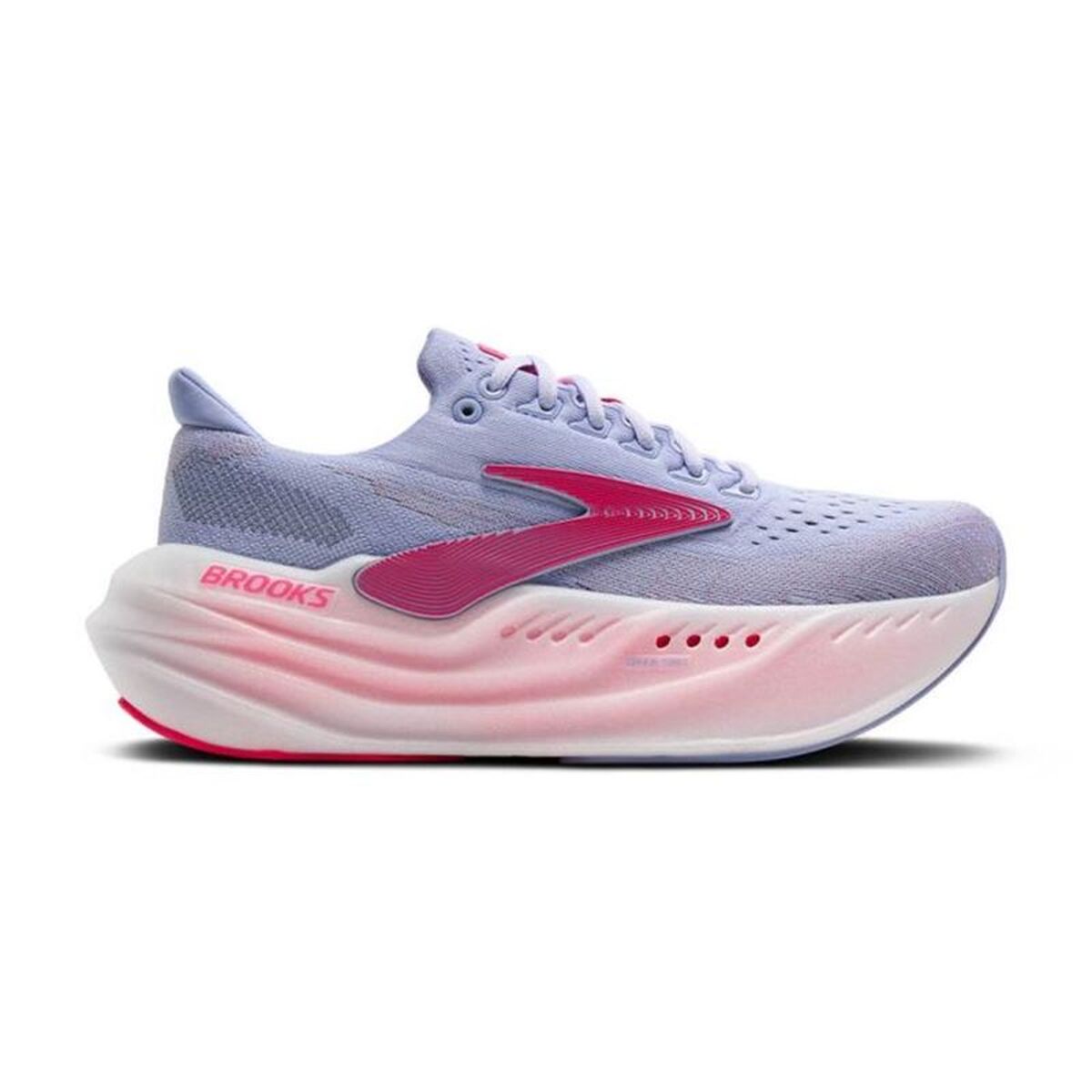 "Brooks Glycerin Max löparskor unisex lavendel sidovy"