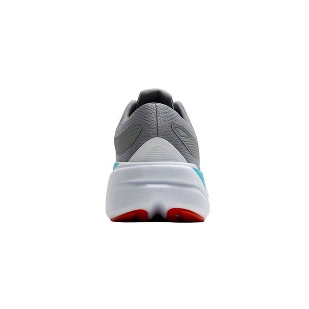 "Brooks Ghost Max 3 bakifrån två skor grå"