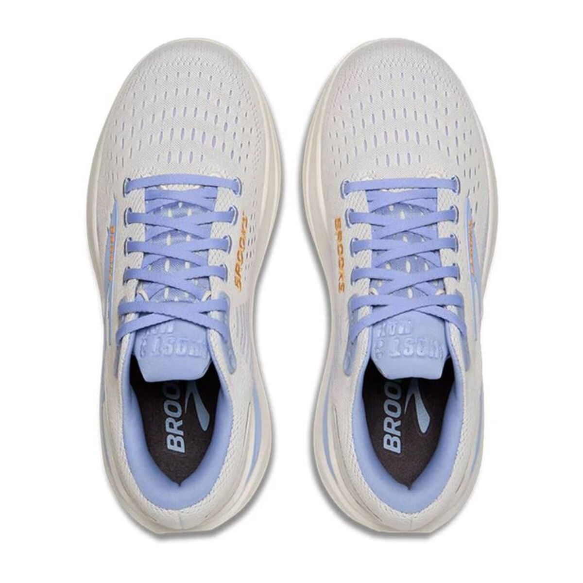 "Brooks Ghost Max 3 ovandel mesh grå lila"