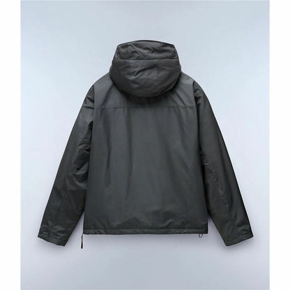 "Napapijri Rainforest Next träningsjacka herr – baksida med stilren design och justerbar huva."