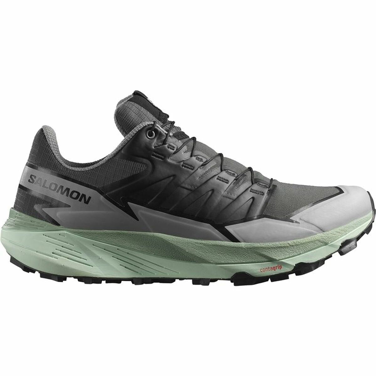"Salomon Thundercross Mörkgrå trailsko herr 8 mm drop 310 g"