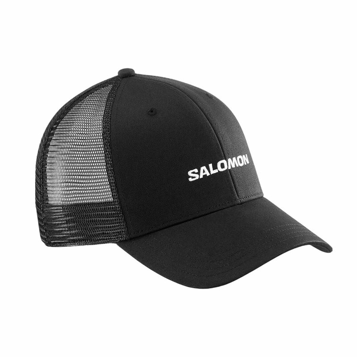 "Salomon LC2428900 träningskeps unisex svart framifrån"