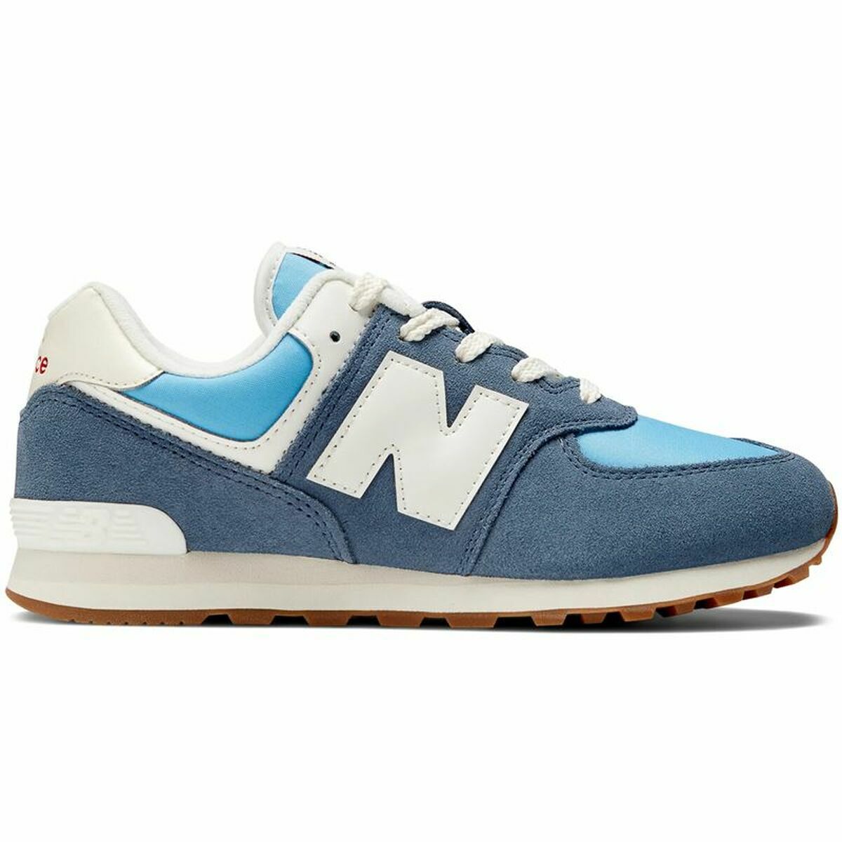 "New Balance 574 Lifestyle unisex barnskor blå sida"