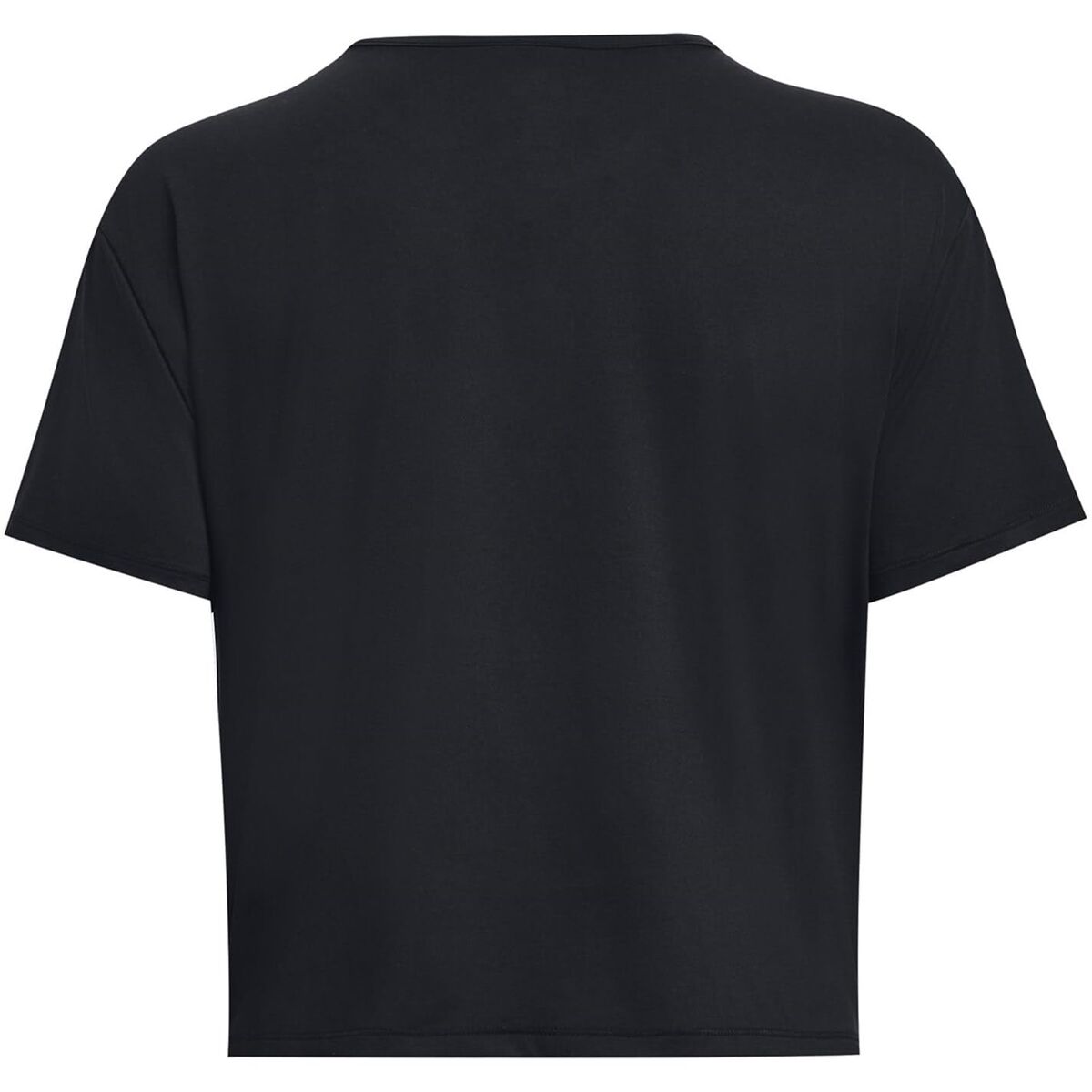 "Under Armour fitness t-shirt dam svart bakifrån"
