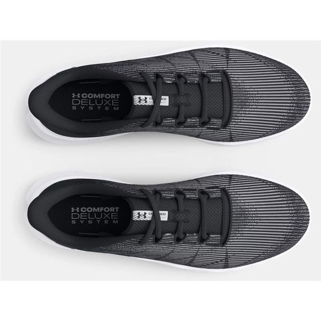 "Under Armour UA Charged Speed löparskor dam svart ovanifrån"