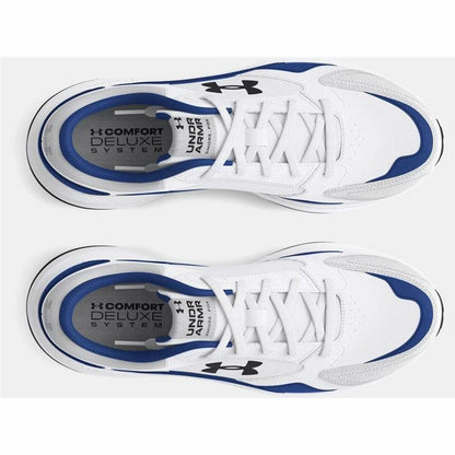 "Under Armour Edge Lthr vit sneaker med klassisk design och modern komfort"