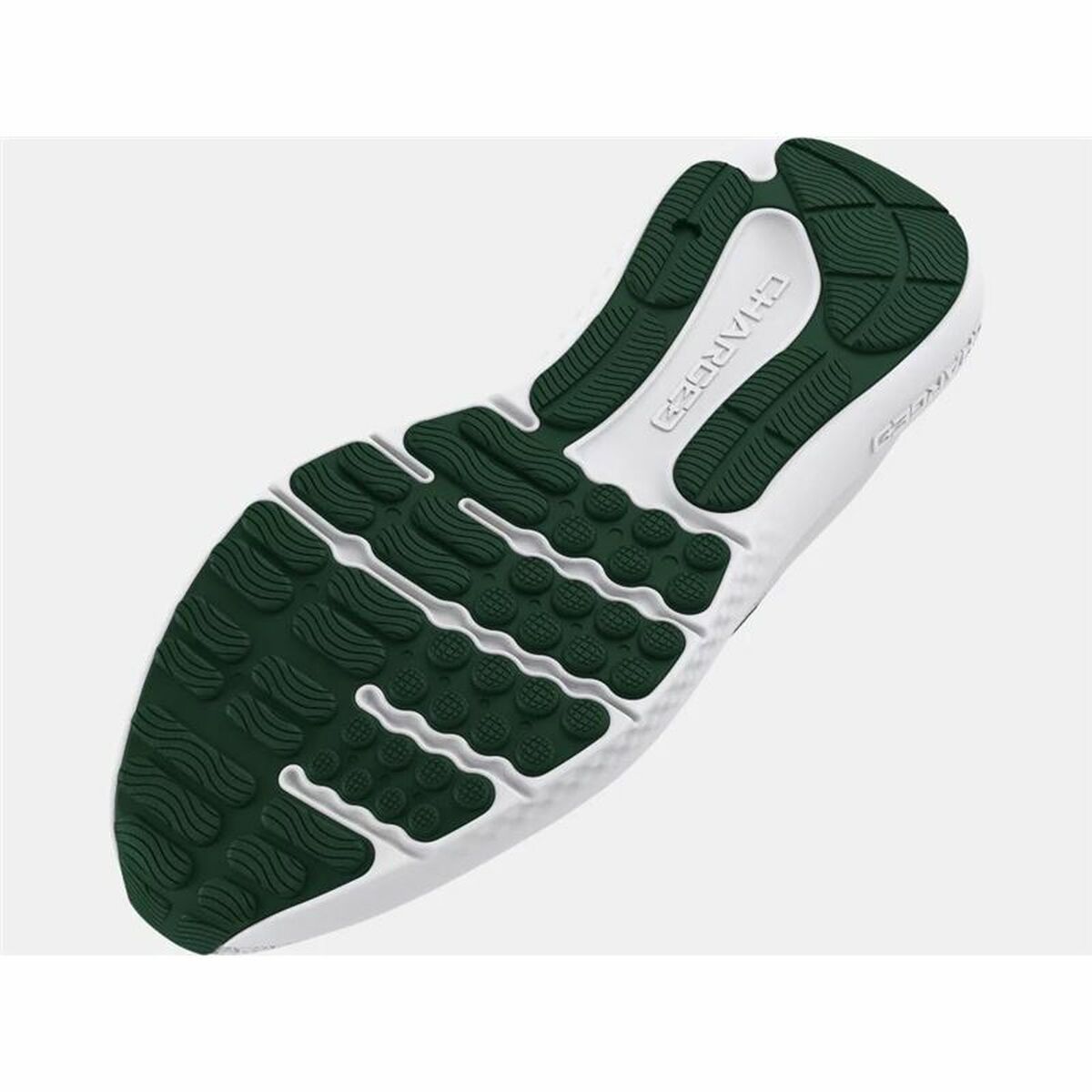 "Under Armour Charged Surge 4 ventilerande mesh-ovandel i vit design"