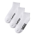"Vans Classic Quarter Crew sportstrumpor vit 3-pack herr"