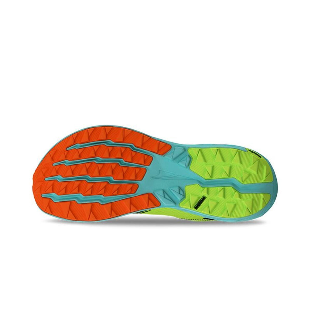 "Altra Experience Wild 2 löparskor herr lime ljusgrön sula detalj"
