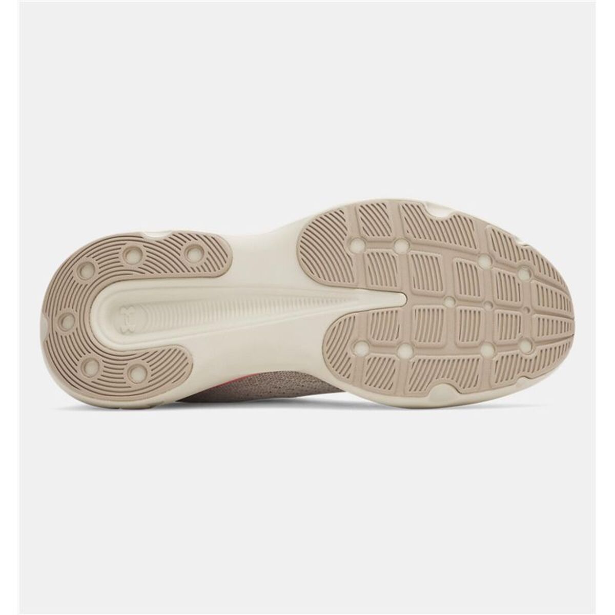 "Under Armour Infinite löparsko herr ljusrosa sula detalj"