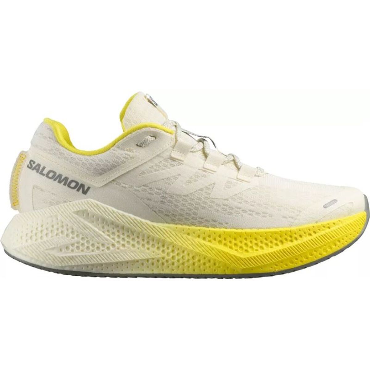 "Salomon Aero Glide 3 gula löparskor herr helbild"