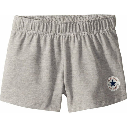 "Converse CNVG Timeless Chuck Patch Shorts flicka – baksida med klassisk design i mjuk bomull."