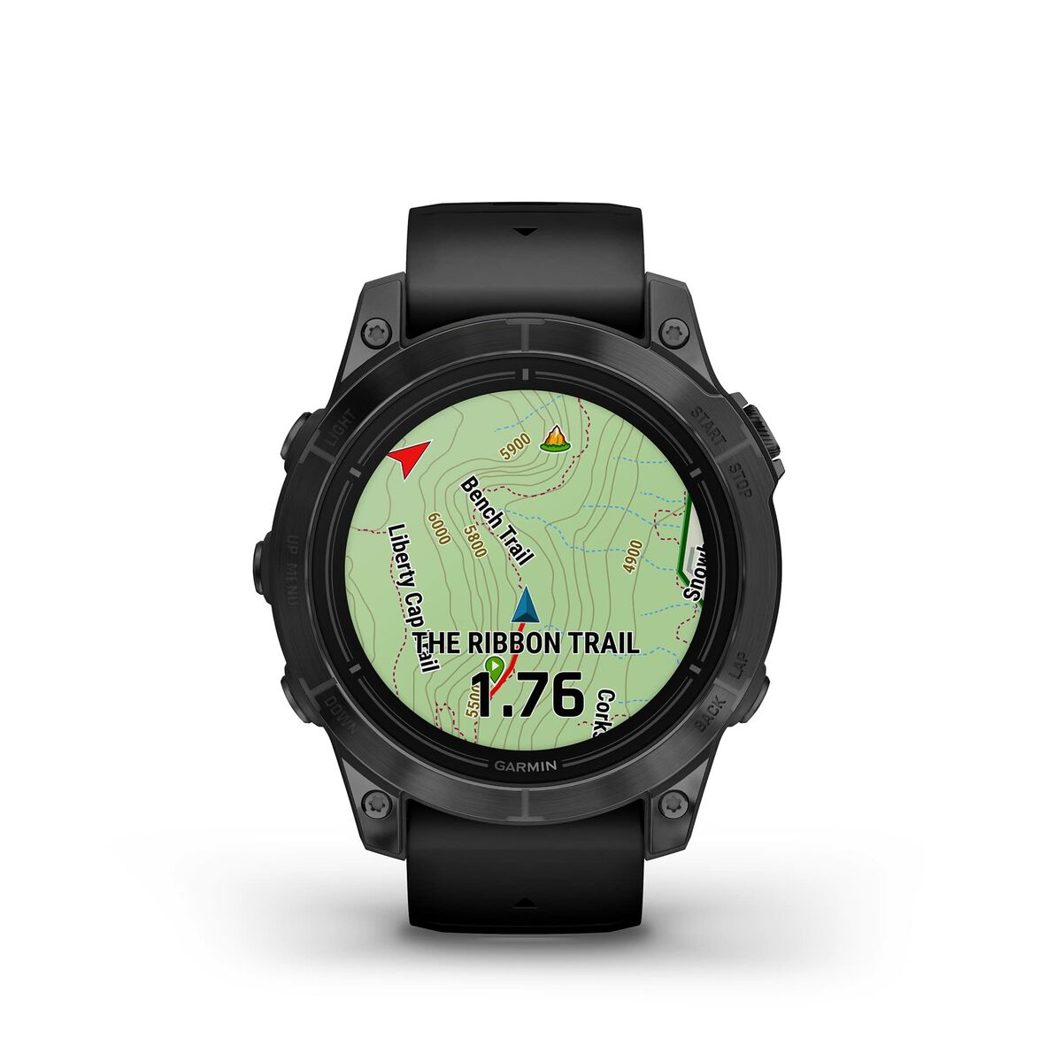 "Garmin epix Pro Gen 2 – AMOLED-pekskärm som visar träningsdata i färg"