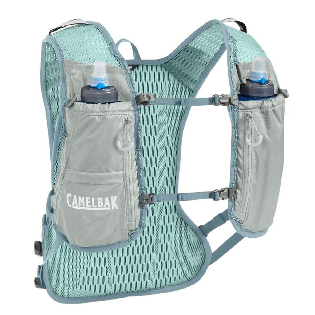 "Camelbak Zephyr löparväst unisex grå 12 liter bakifrån"