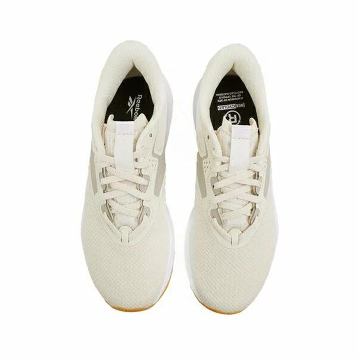 "Reebok Energen Run 3 ljusbrun löparsko ovanifrån"