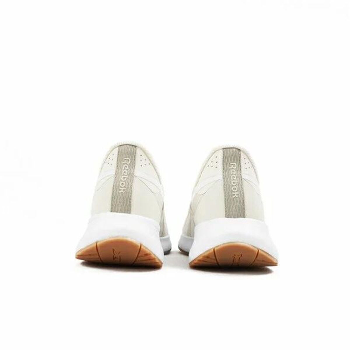 "Reebok Energen Run 3 ljusbrun löparsko bakifrån"