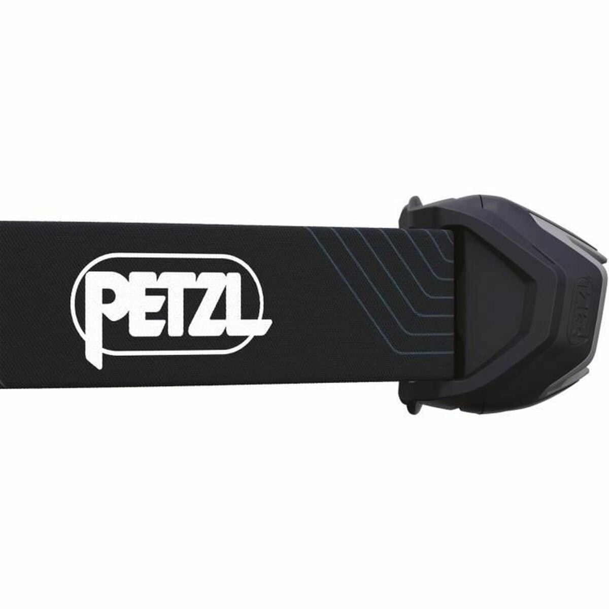 "Petzl E063AA00 – kompakt grå LED-pannlampa för träning och friluftsliv"