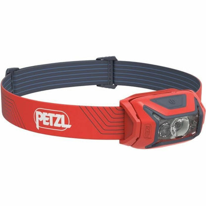 "Petzl E063AA03 LED-pannlampa röd 450 lumen – framifrån"
