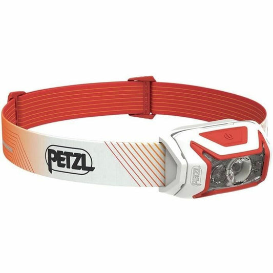 "Petzl E065AA03 röd LED-pannlampa – framifrån"