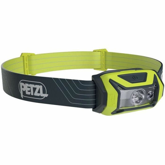 "Petzl E061AA03 LED-pannlampa gul 350 lumen – framifrån"