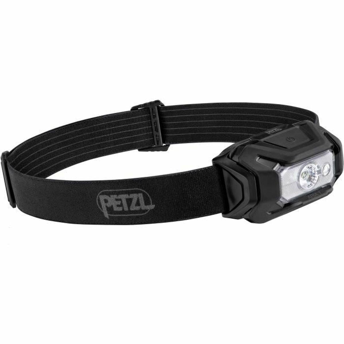 "Petzl E069BA00 LED-pannlampa svart 450 lumen – framifrån"