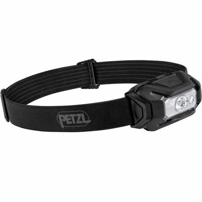 "Petzl E069BA00 LED-pannlampa svart 450 lumen – framifrån"