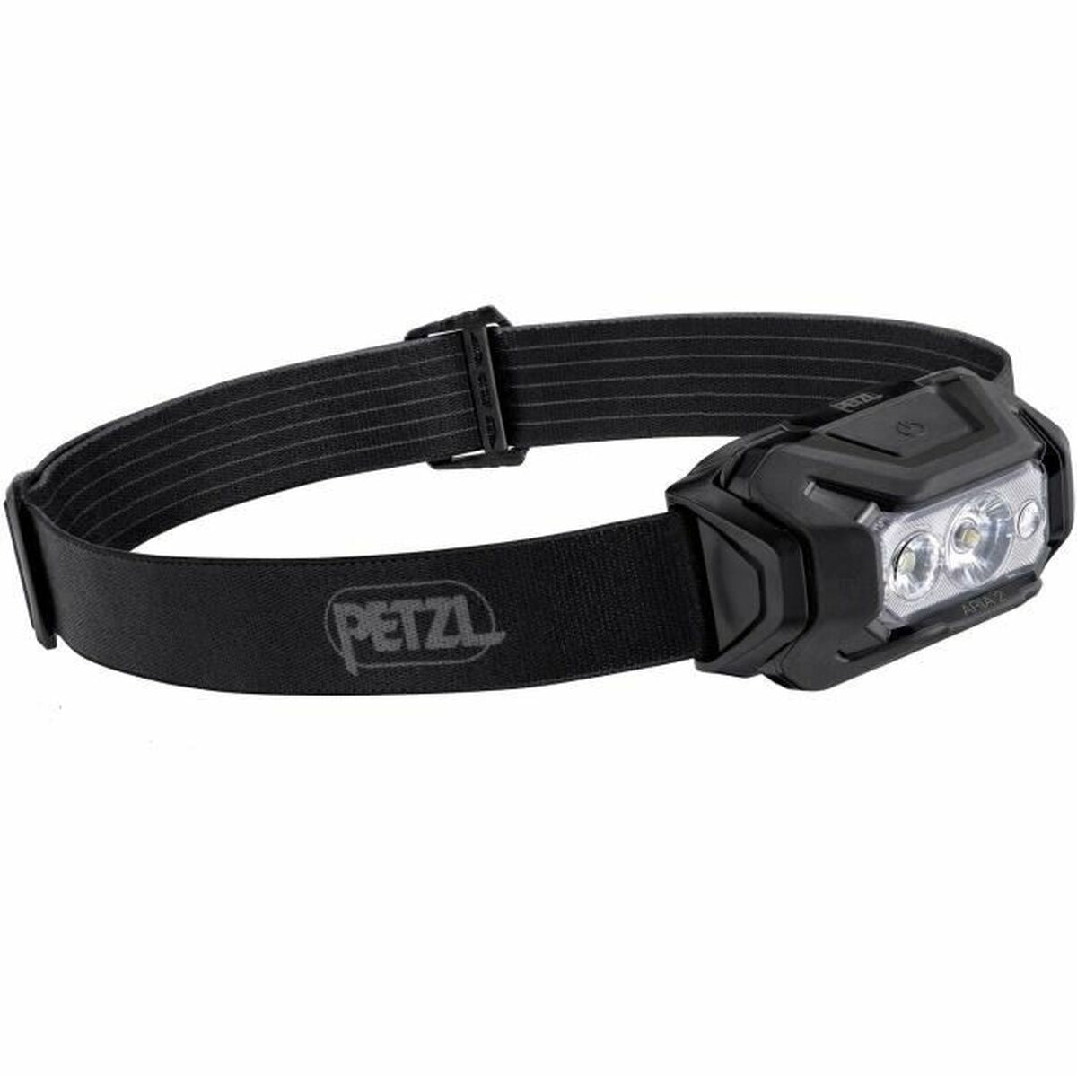 "Petzl E070BA00 LED-pannlampa svart 450 lumen – framifrån"